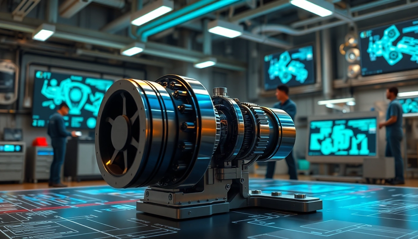 Technische Animation in action, visualizing intricate machinery details with vibrant colors.