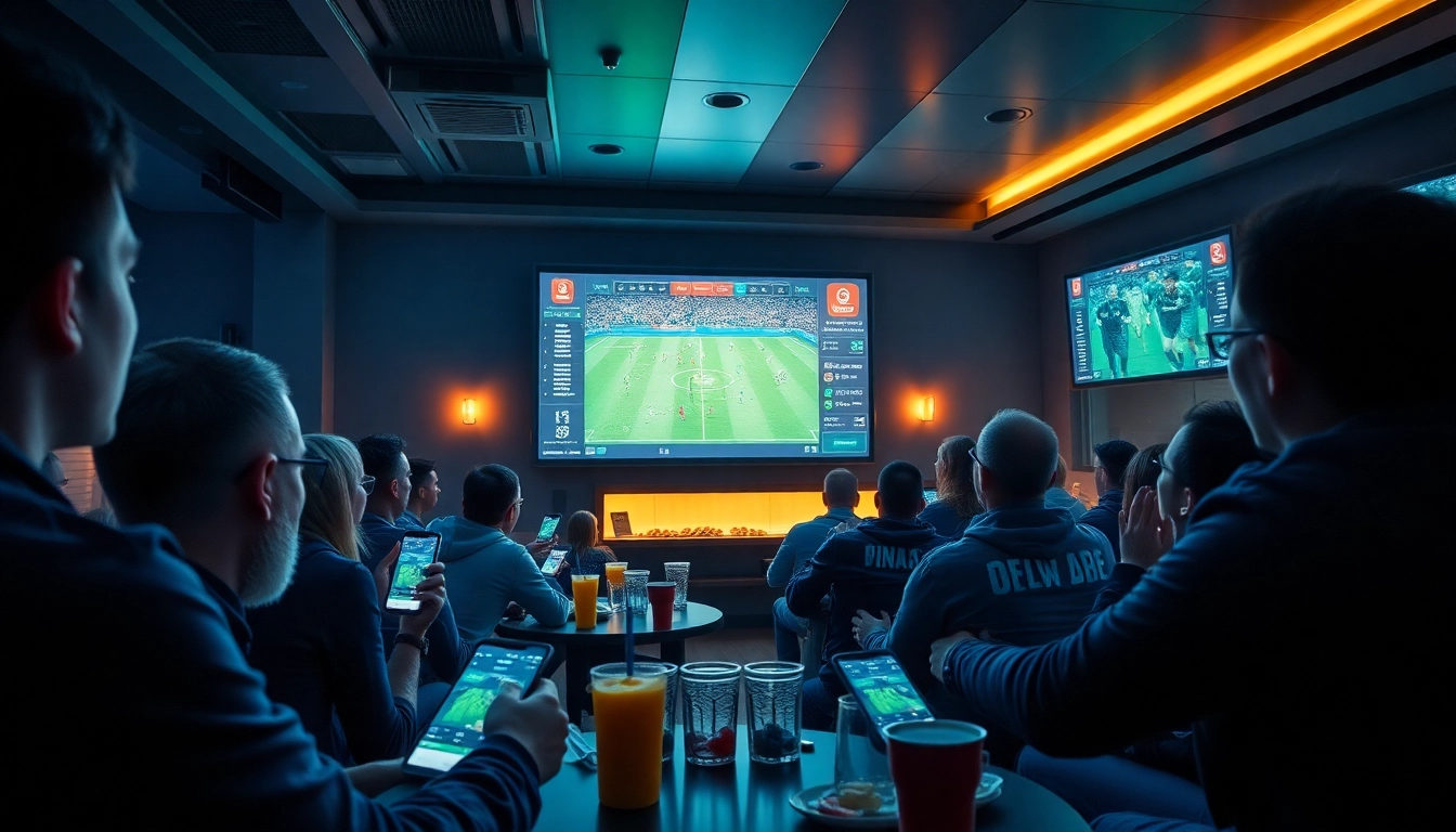Dynamic sports betting scene showcasing keonhacai live odds and fan engagement.