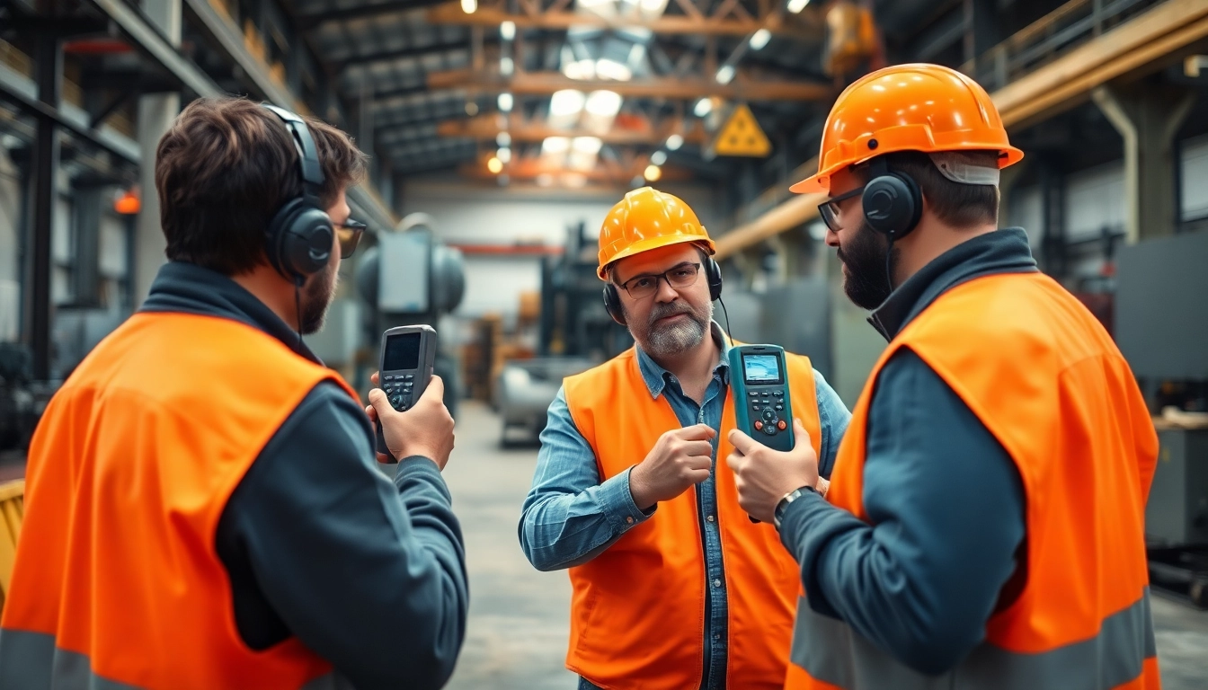 Conducting a noise assessment survey with professionals using advanced sound level meters