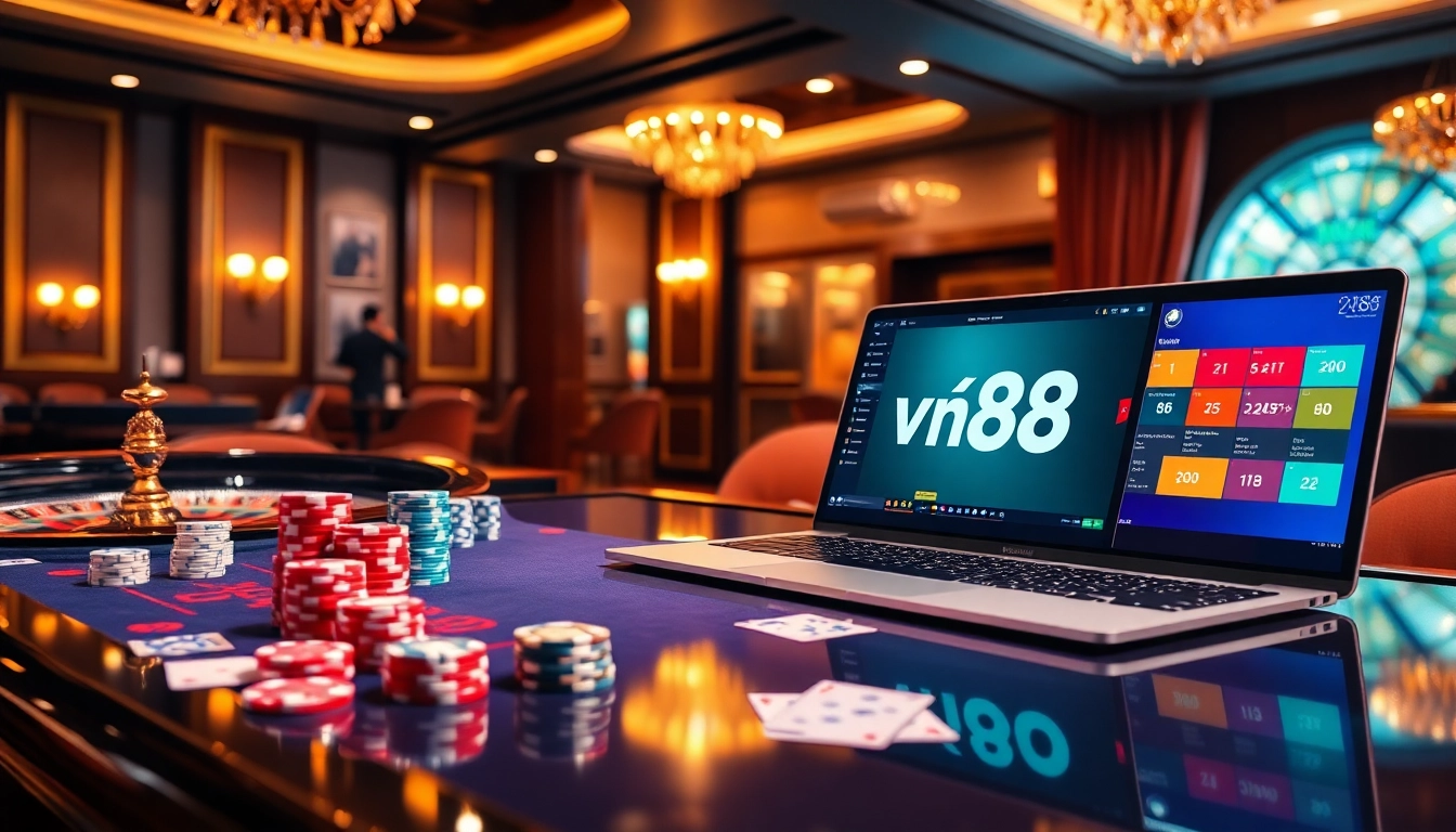 Experience thrilling moments at vn88 with exciting casino games, poker tables, and roulette wheels.