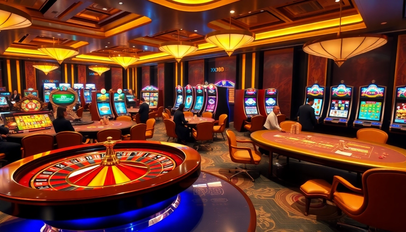 Experience the excitement at xx88 casino with vibrant tables and thrilling games.