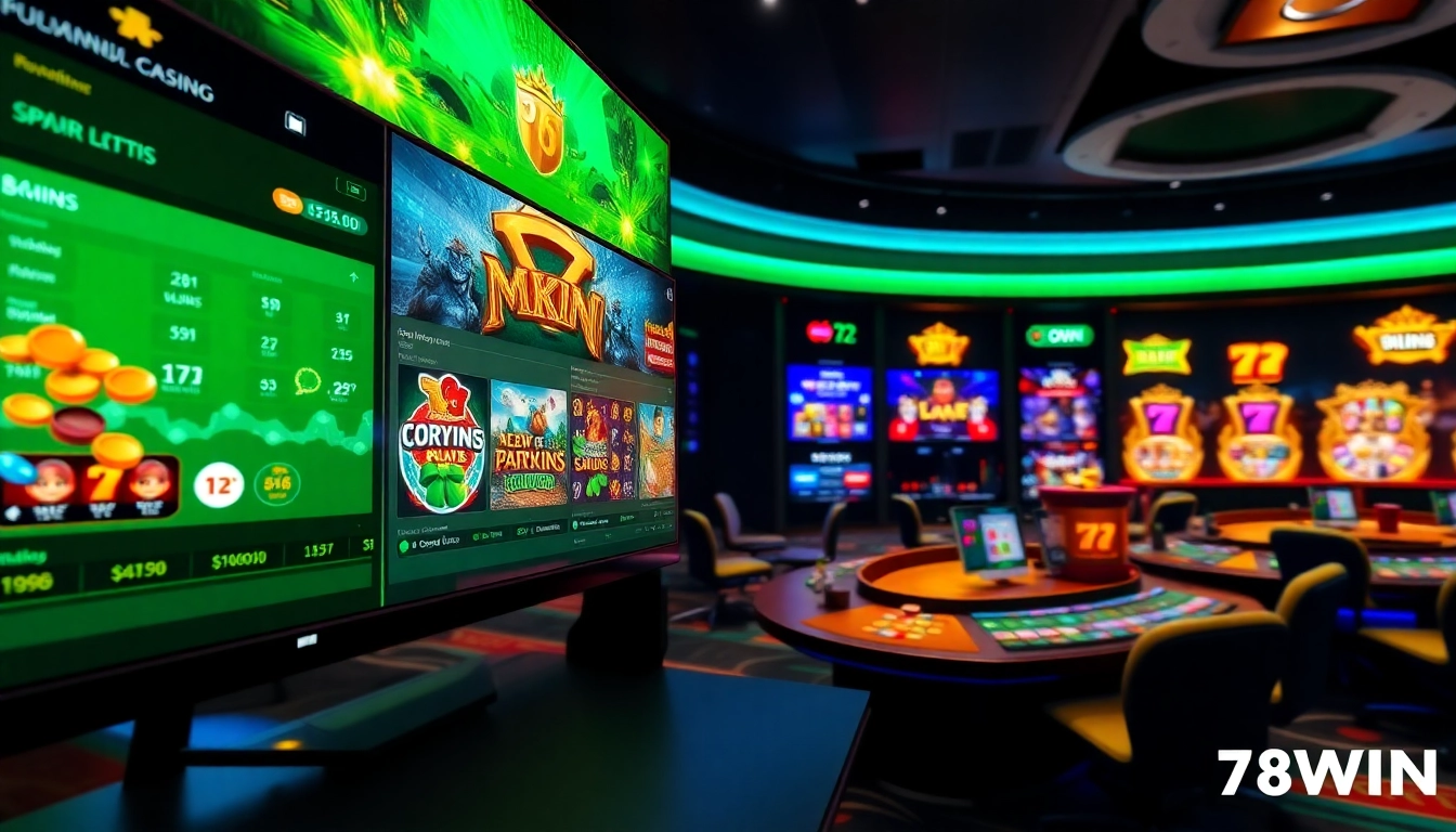 Explore the dynamic gaming scene at 78WIN, featuring slots, sports betting, and live casino options.