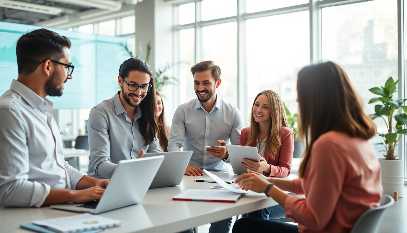 Agentur für SEO-Experten analysiert Strategien in modernem Büro.