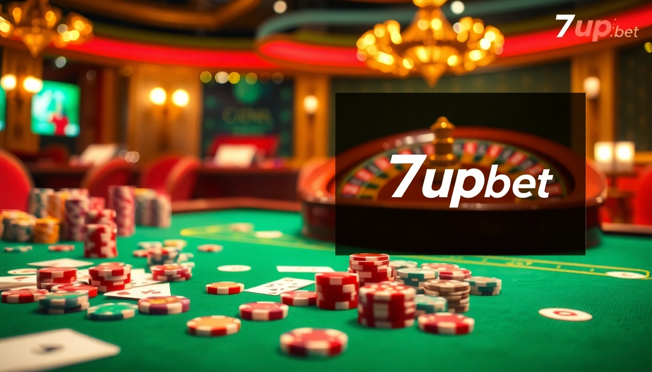 Experience thrilling gameplay at 7upbet with vibrant casino tables and engaging online gambling features.