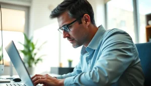 Resolve issues with expert service at https://computerhilfe-24.at in a cozy IT workspace.