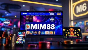 MM88 engaging online gaming interface showcasing diverse betting options and vibrant game graphics.