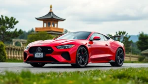 カーリースで新車が簡単に手に入る様子を示すショールームの画像