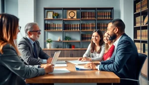 Engage with professional services at https://www.agslawfirm.com during a consultation in a modern office.