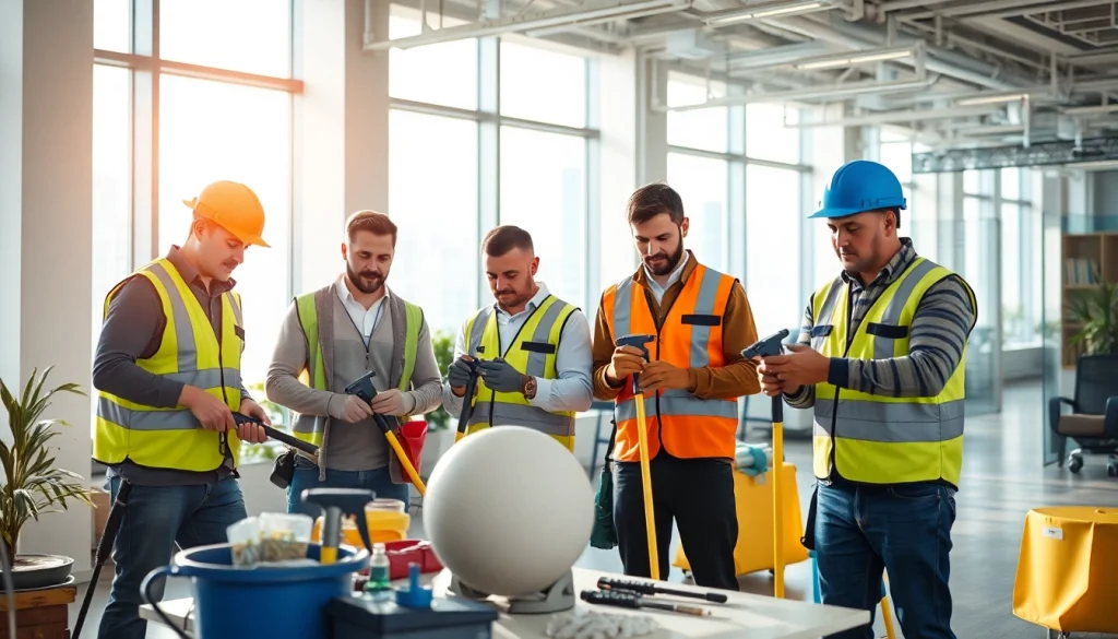 Effiziente Dienstleistungen von https://nm-gebäudeservice.de im Büro mit professionellen Wartungsteams.