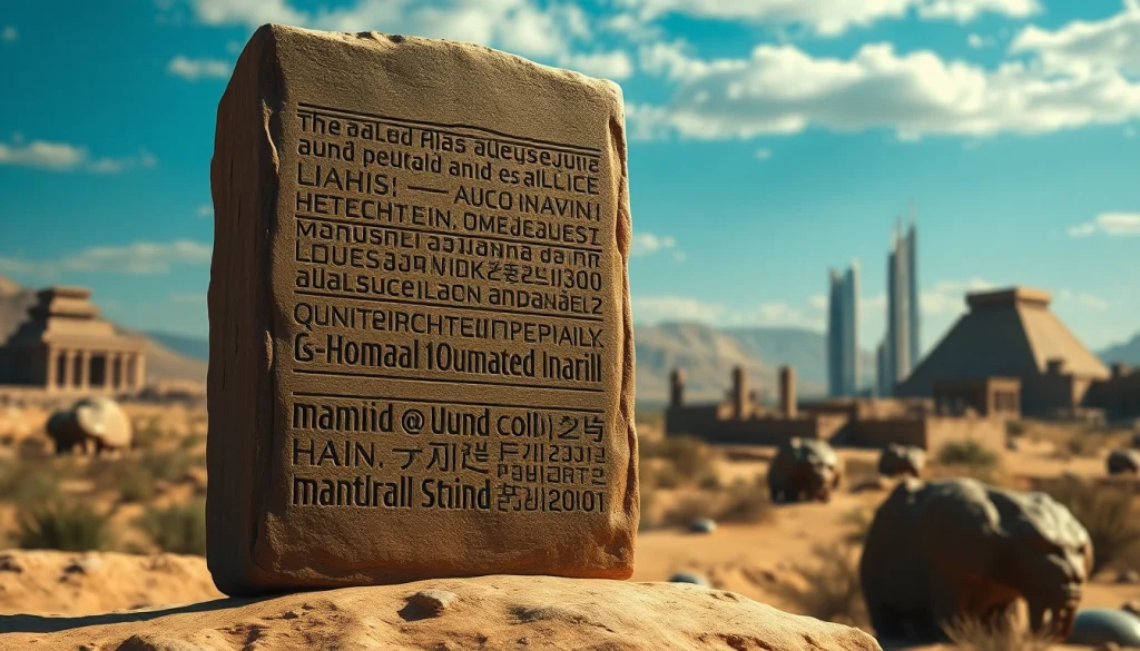 Explore the concept of immortality represented through an ancient tablet connected to www.trilgameshproject.com.