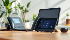 Utilize VOIP technology in a professional home office setup for enhanced communication.