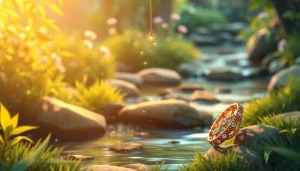 Symbolic representation of the spiritual meaning of jewelry falling off with falling jewelry.