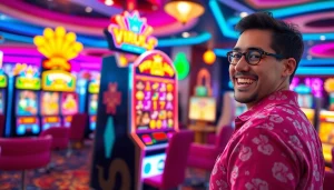 Menang dengan virus4d slot di mesin slot yang cerah dan penuh warna.