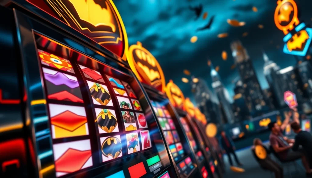 Menangkan hadiah dengan batman138 slot di mesin permainan yang cerah dan penuh warna.