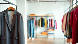 Explore fashion choices at https://www.clothingcasual.com with this stylish casual clothing display.