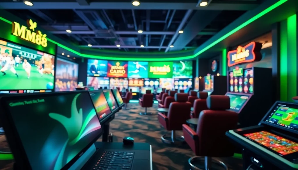 Experience the excitement of MM88's diverse online gaming options and promotions.