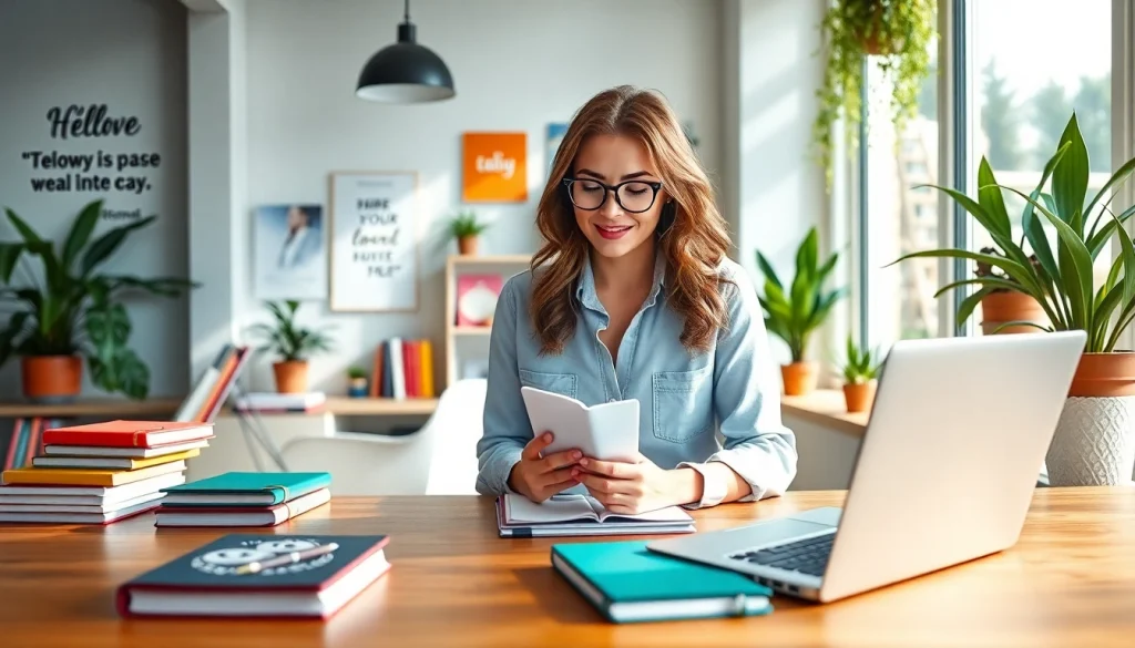 Highlighting content from https://spectacle.com.ua in a vibrant workspace display with cozy elements.