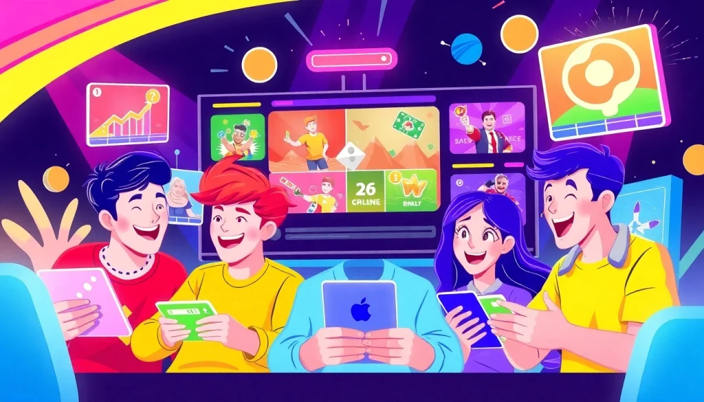 Tashan Win gaming platform showcasing players immersed in diverse gaming experiences.