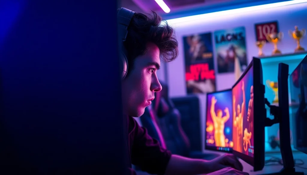 Bermain komengtoto dan kompetisi gamenya di suasana futuristik yang seru.