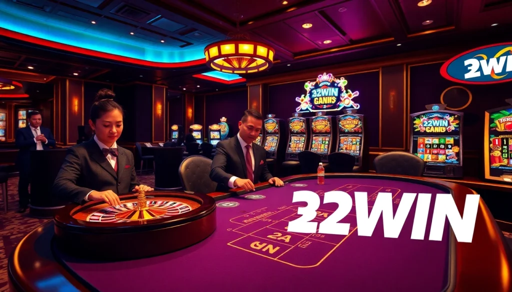 Experience thrilling excitement at Nhà Cái 32WIN with professional casino games and vibrant atmosphere.