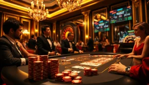 Engaging players at the poker table showcasing expertise in strategies from https://rikvip1.top/tac-gia-rikvip casino content.