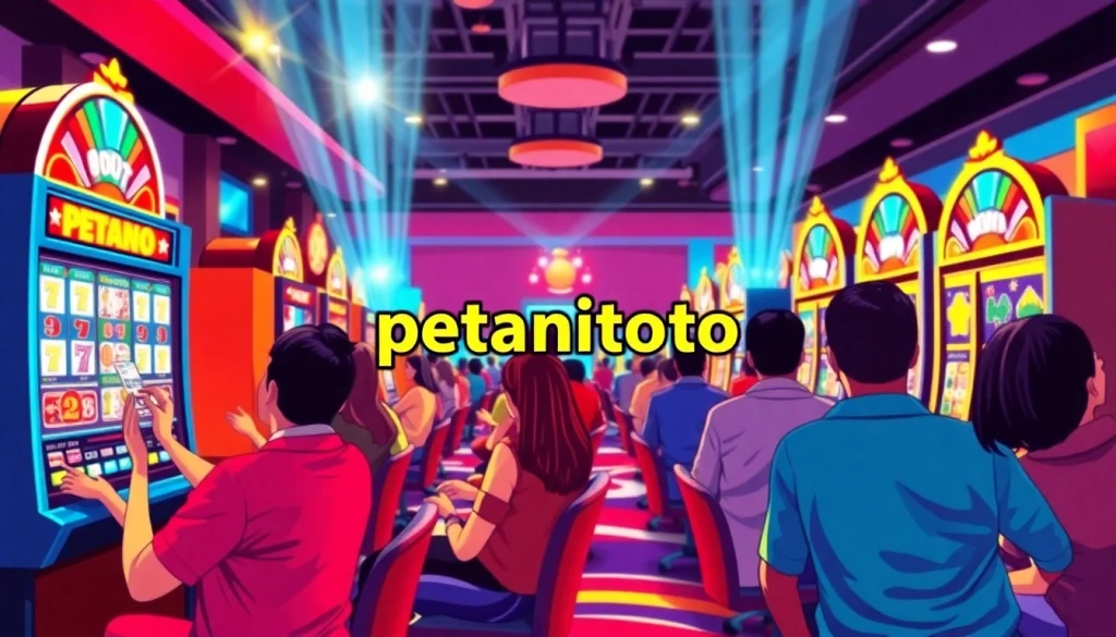 Menampilkan petanitoto dengan pemain yang merasakan keseruan bermain slot online