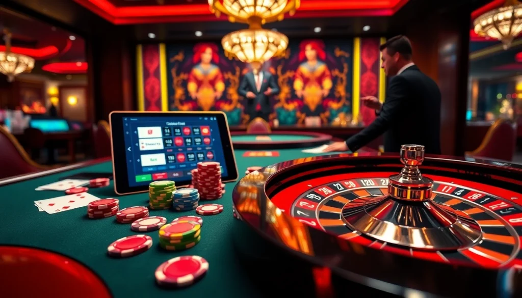 Engaging casino action showcasing games at https://www.god345.net/ with vibrant tables, cards, and roulette for thrilling play.