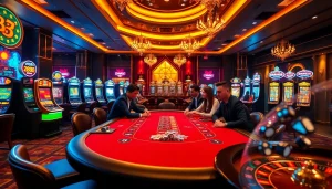 Experience excitement at MM88 casino with vibrant tables and engaging players.