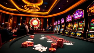 Experience thrilling gameplay at 888top with a luxurious casino atmosphere.