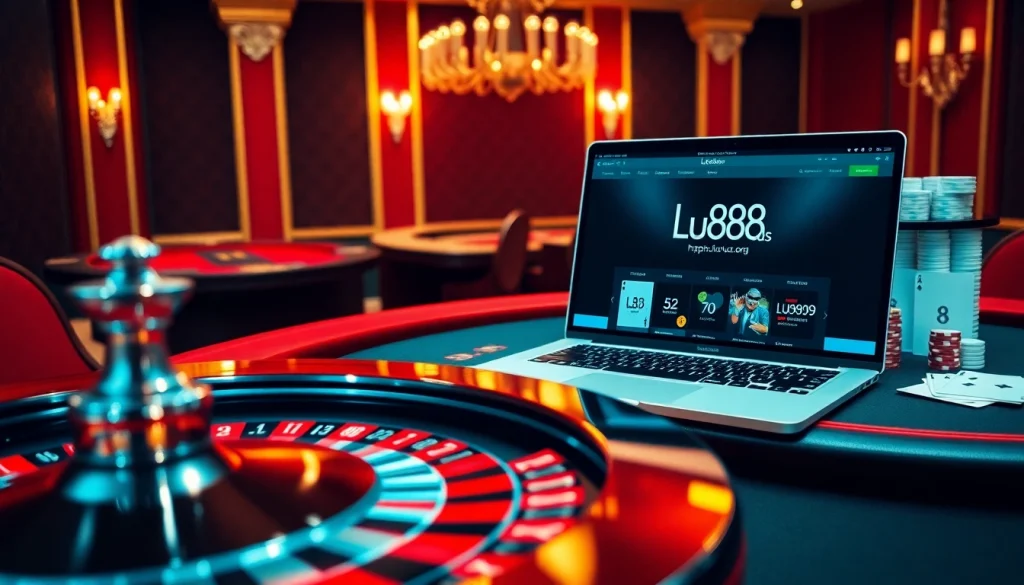 Engage in thrilling online gaming with https://lu88.us.org/ showcasing luxurious casino elements.