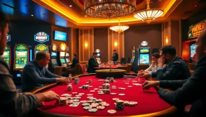 Experience high-stakes poker excitement at kuwin 789 with glamorous casino elements.