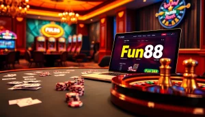Experience thrilling online betting at Fun88 with exciting casino games and charming roulette.