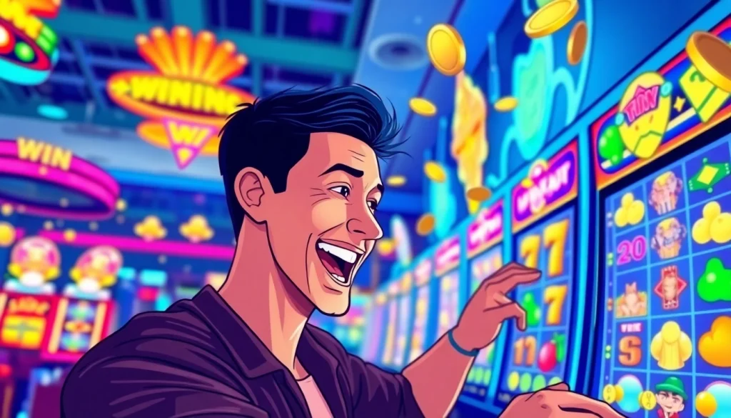 Pemain merasakan kegembiraan saat bermain permainan slot di petanitoto yang penuh warna.