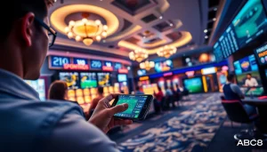 Experience online betting at ABC8 with a modern user interface and diverse gaming options.
