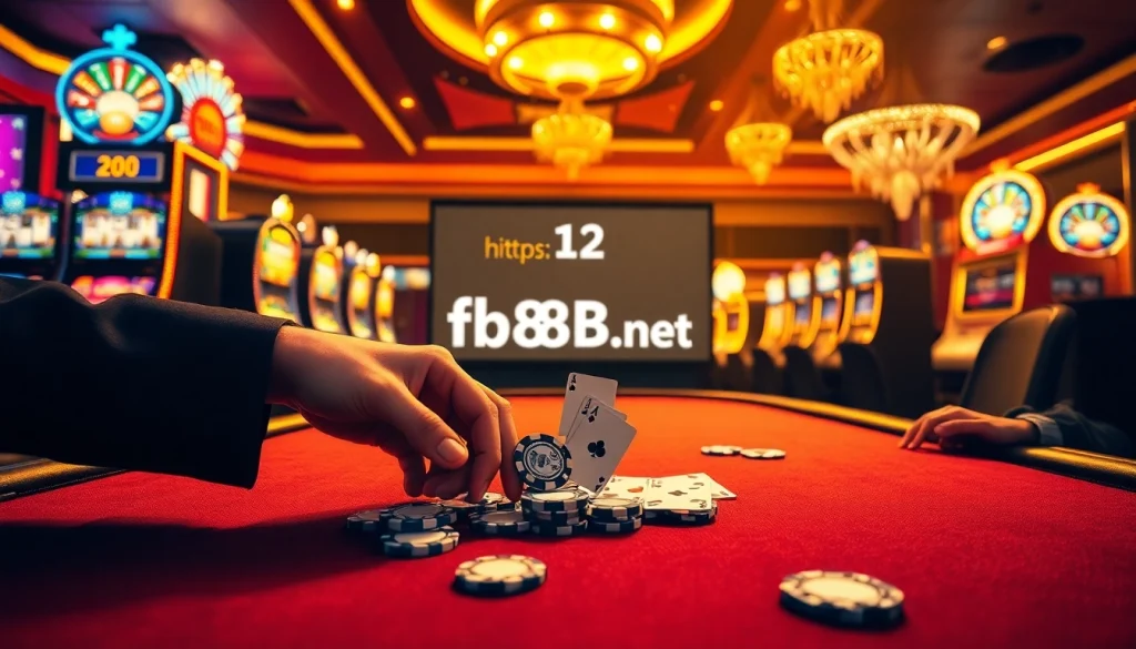 Experience high-stakes poker at https://fb88b.net/ with thrilling games and lavish casino atmosphere.
