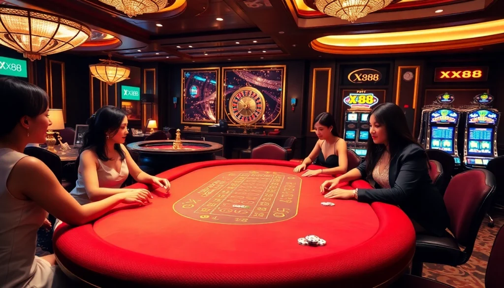 Experience the thrill of baccarat at XX88 casino, where excitement meets strategy.