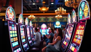 Menangkan jackpot dengan slot gacor di mesin slot yang penuh warna dan menarik.