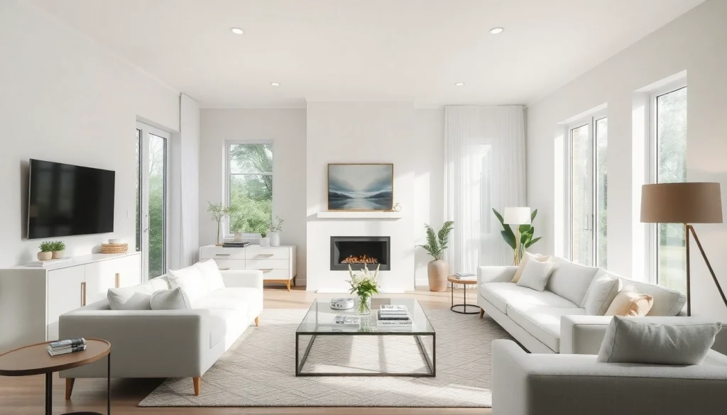 Enhance your home renovation with a stunning, remodeled living room featuring modern design.