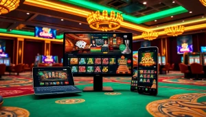 Engaging view of best online casinos in Canada showcasing exciting gaming platforms.
