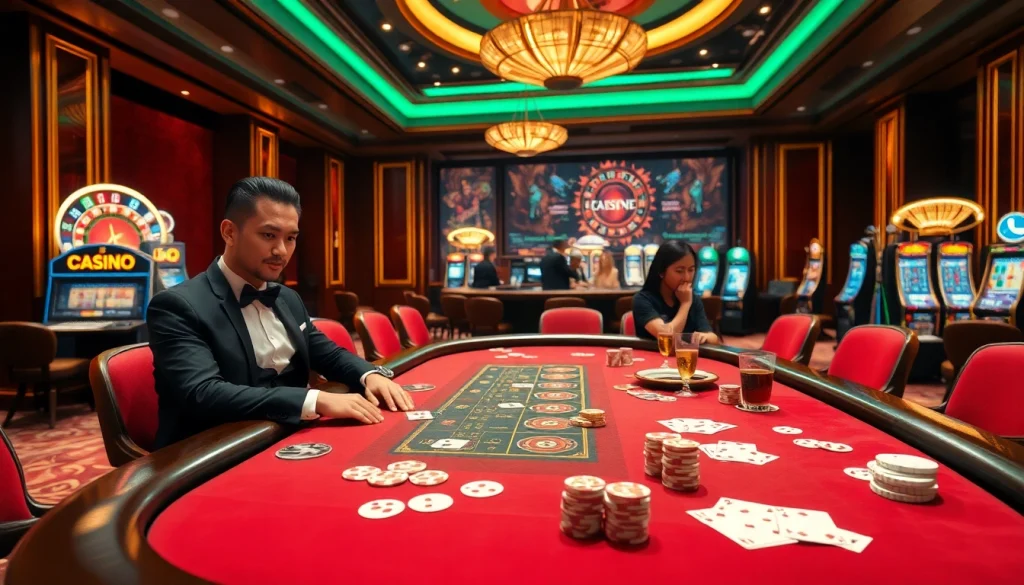 Experience high-stakes poker at Nhà Cái UU88 with vibrant ambiance and professional dealers.