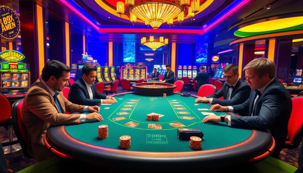 Experience the thrill of the 789win club with poker chips and luxurious casino ambiance.