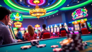 Menangkan permainan menarik di PLANET77 game dengan tampilan kasino online yang berwarna-warni.