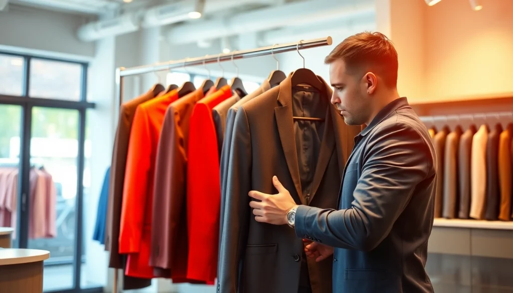 Experienced professionals provide services at dry cleaners near me with quality garments on display.