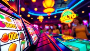 Menangkan permainan slot deposit 1000 dengan tampilan menarik dan penuh warna.