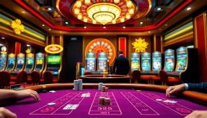 Players immersed in a dynamic i9bet Baccarat game, showcasing excitement and luxury in online gambling.