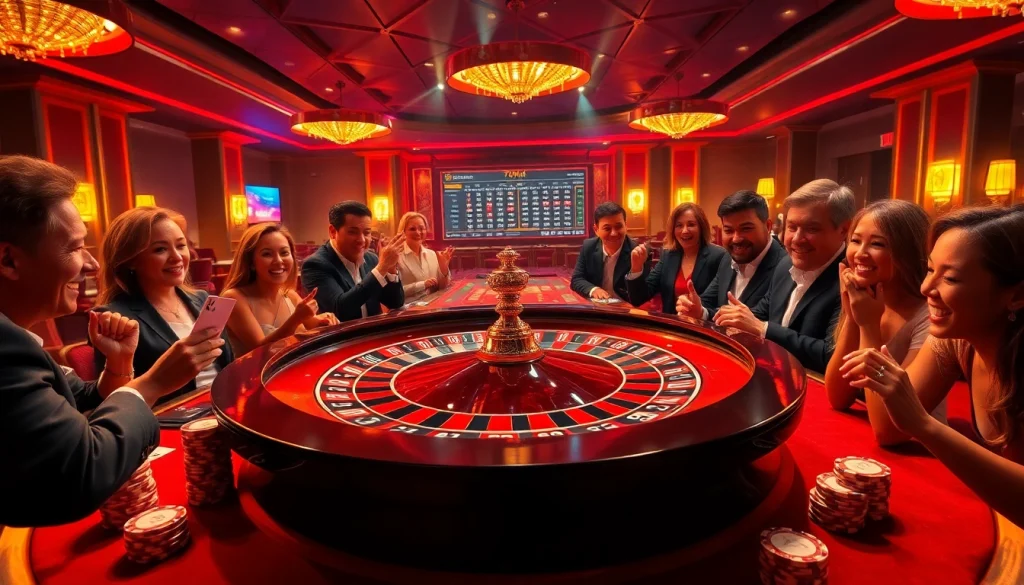 Experience winning strategies with 7mcn at an opulent casino roulette table.