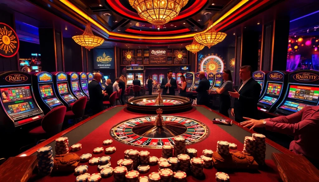 Experience the excitement of online gambling at https://giaimanhacai.news/ with vibrant casino scenes and thrilling gameplay moments.