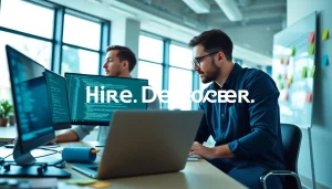 Hire developers in a collaborative workspace with professionals coding together.
