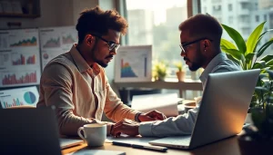 Analyze data insights for www.localscopeafrica.com with a researcher surrounded by market intelligence.