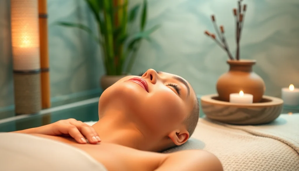 Spa Ads showcasing a tranquil spa environment with a client receiving a relaxing massage.